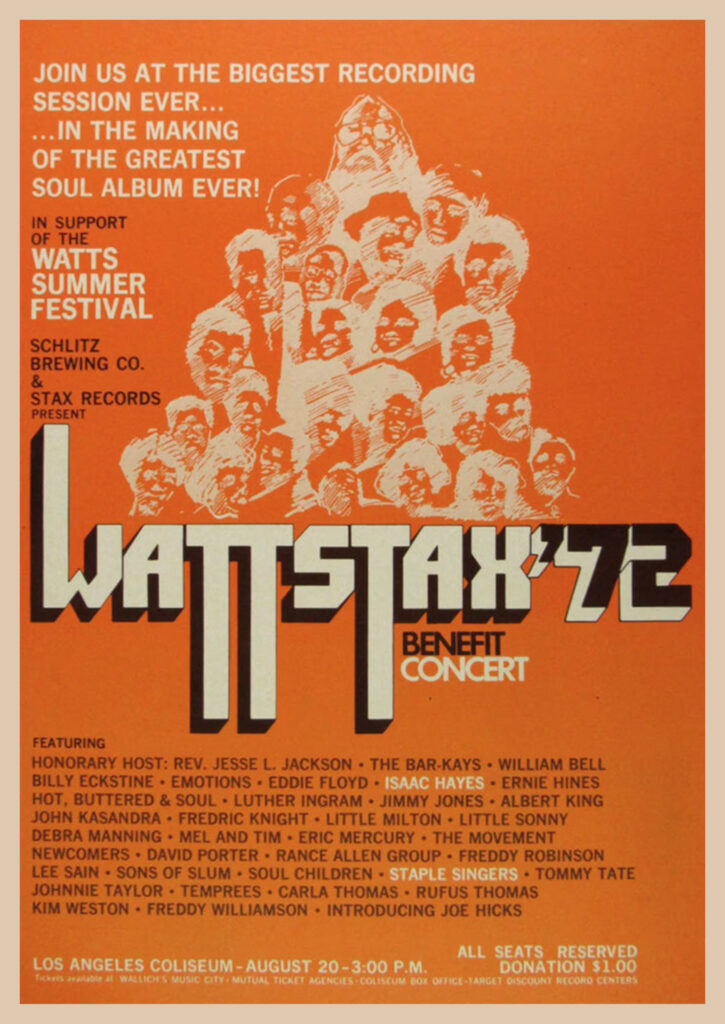 Affiche Wattstax 1972